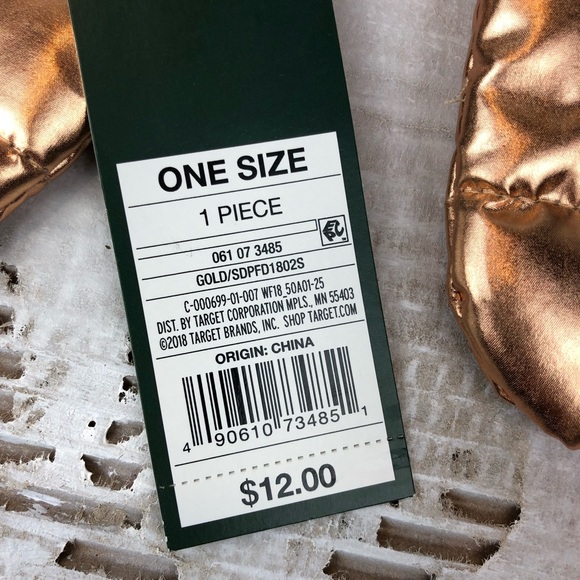 NWT Wild Fable rose gold metallic puffer scarf - Picture 4 of 4